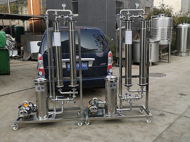 小型葡萄酒過濾機 果酒過濾（lǜ）機